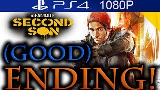 Infamous Second Son GOOD ENDING 1080p HD PS4  Good Ending [upl. by Orferd770]