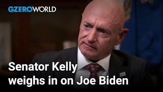 Senator Mark Kelly on President Bidens future in the 2024 race and fitness for office  GZERO World [upl. by Fesuy]