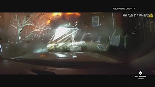 Shocking new video shows home explosion in Arlington Virginia [upl. by Casmey177]