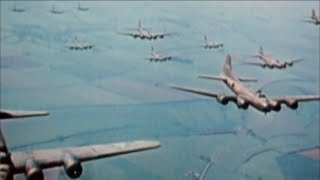 WW2  The Bombing of Germany Real Footage in Colour [upl. by Hesler712]