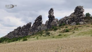 RFH aktuell  Die Teufelsmauer Beeindruckende Felsformationen vom Teufel gebaut [upl. by Nibla]