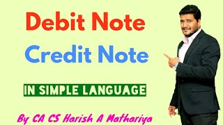 Debit Note amp Credit Note [upl. by Otnicaj311]