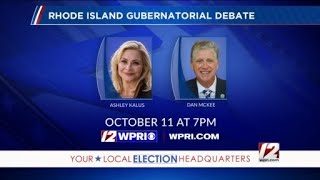 Rhode Island Gubernatorial Debate Preview [upl. by Ennoira]