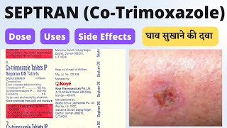 Septran tablet  Cotrimoxazole tablet in hindi  Cotrimoxazole uses  Septran ds tablet use in hindi [upl. by Letreece]