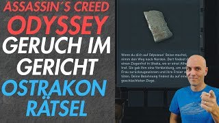 Assassins Creed Odyssey  Geruch im Gericht Ostrakon Rätsel Attika Gelöst [upl. by Roe]