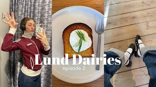 Exchange Diaries 🇸🇪  living in Lund thrifting in Malmö Lomma beach school [upl. by Kylah718]