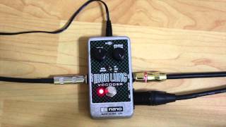 Gear Review ElectroHarmonix quotIron Lungquot Vocoder Pedal [upl. by Wolsky]