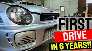 Lots of Items Checked Off the List for the 02 WRX  First Drive In 6 Years [upl. by Skurnik]