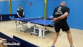 GREATEST SANDPAPER TABLE TENNIS SHOT OF ALL TIME [upl. by Khoury140]