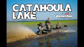 GatorTail Mud Motor on Catahoula Lake  Gator Tail GTR GTRXD [upl. by Romalda]