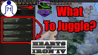 HOI4 Tech Juggling What To Juggle and When 71 Cloak Collab [upl. by Aneerhs57]