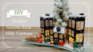 Winter House diy 2018 Weihnachtshaus Selber basteln weihnachtshaus [upl. by Aciria673]