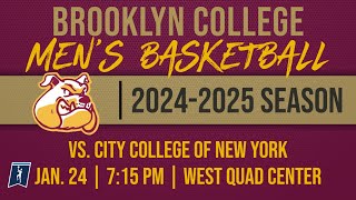 Brooklyn College Mens Basketball vs CCNY  01242025 [upl. by Arturo]