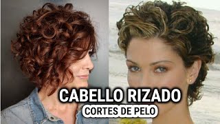 NUEVOS CORTES de CABELLO MODERNOS para PELO ONDULADO y RIZADO CORTES DE MODA PELO RIZADO y ONDULADO [upl. by Primaveria]