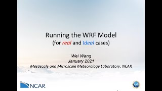 Running the WRF Model for Real and Ideal Cases [upl. by Collbaith910]