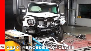 2019 Mercedes GClass G500 G550 G63 Crash Test and Safety Features [upl. by Zippora421]