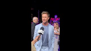 Chris Hemsworth’s twin boys join him at Transformers One Australian premiere [upl. by Eeldarb]