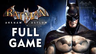 Batman Arkham Asylum  Full Game Walkthrough in 4K [upl. by Gere]