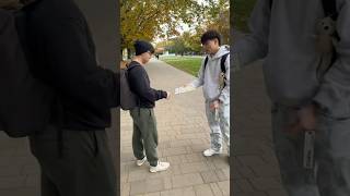 Giving out expired coupons to university students funny prank gonewrong pranks [upl. by Aunson]