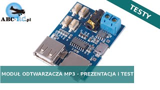 Moduł odtwarzacza MP3 ze wzmacniaczem  ABCRCPL [upl. by Jase788]