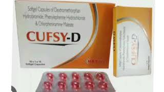 CUFSY D Capsule Dextromethorphan drobromide Phenylephenne Hydrochlonde amp Chlorpheniramine Maleate [upl. by Carmena]