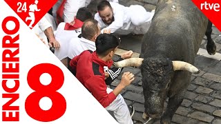 ÚLTIMO ENCIERRO de San Fermín 2024  Toros de Miura [upl. by Lorena]