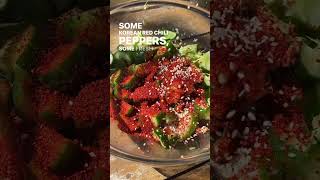 Cucumber Kimchi hawaiian veganrecipes vegan veganfood hawaiianfoodslc vegaterianrecipes [upl. by Aitselec]