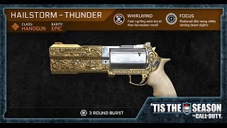 ¿REGALAN LA MEJOR PISTOLA DE INFINITE WARFARE  HAILSTORM  THUNDER [upl. by Ainollopa227]