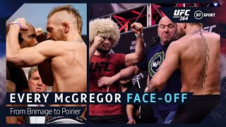 Every Conor McGregor faceoff in the UFC [upl. by Clementina710]