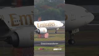 EMIRATES B777200LR landing at Mumbai Airport shorts aviation emirates b777 landing mumbai [upl. by Guarino]