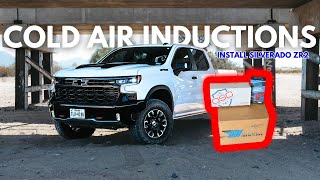 Cold Air Inductions Install Silverado ZR2 [upl. by Oicapot]