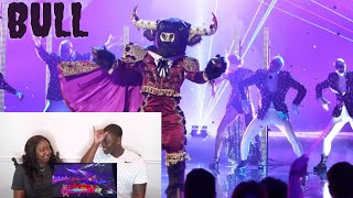 THE MASKED SINGER SEASON 6  EPISODE 9  BULL  REACTION VIDEO [upl. by Atteoj852]