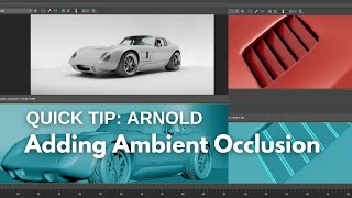 Quick Tip Try Ambient Occlusion it will give you better results  Arnold Render [upl. by Abshier702]