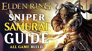 Elden Ring Samurai Bow Build  How to Build a Samurai Sniper Guide All Game Build [upl. by Staw]