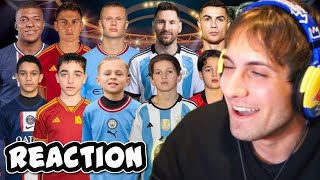 THE BALLON DOR OF KIDS BLUR REACTION COMPLETA ⚽🔥 [upl. by Dlonra]