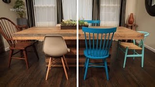 How to Mix and Match Dining Chairs [upl. by Sakiv]