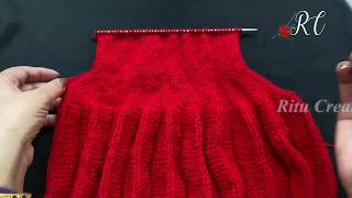 Knitting Baby Frock [upl. by Carlile]