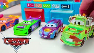 Color Changing Disney Cars Educational Video for Toddlers  Learn Colors with Lightning McQueen [upl. by Mailiw770]