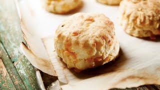 Garlic Cheddar Biscuits  2014 Milk Calendar [upl. by Lhary]