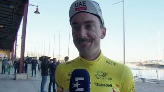 Brandon McNulty  Interview at the finish  Stage 5  Volta a la Comunitat Valenciana 2024 [upl. by Kassandra]