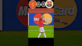 Themomen when cr7 showed his prowess in front of Messi match ManUnited vs Fcbarcelonayoutubeshorts [upl. by Lutero213]