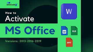 How to Activate Microsoft Office 201320162019  StepbyStep Guide [upl. by Chernow847]