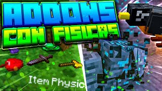 Los ADDONS De FÍSICAS quotREALISTASquot De Minecraft Pe SON Una LOCURA [upl. by Akcemat902]