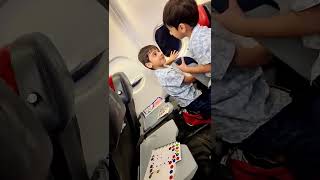 kids Flight Mode SavishAavish  airasia funnyvideo timetravel story cute travel [upl. by Valenza]