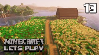 Making Farmland  Minecraft Lets Play  Ep 13 [upl. by Holloway777]