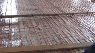 Radiant Floor heat in a Garage  part 2 [upl. by Anail604]