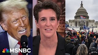 Maddow Despite rightwing threats proTrump election violence less likely after prosecutions [upl. by Harahs]