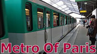 MetroRER Paris عيشو الأجواء داخل ميترو باريس [upl. by Prunella]