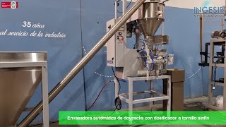 Envasadora automática para Doypacks a tornillo sinfín [upl. by Anila]