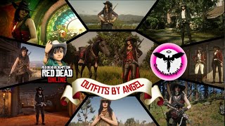 Outfits by Angel  Eberhart Coat and Chambliss Corset outfit in Red Dead Online [upl. by Fisoi]